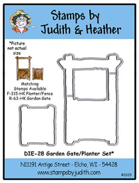 DIE-28 Garden Gate/Planter Die